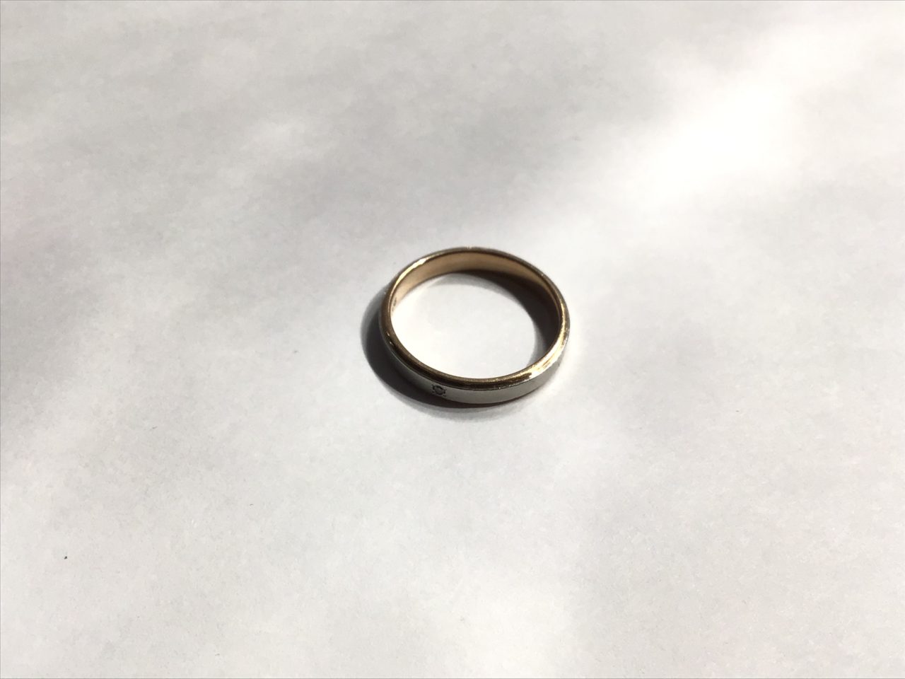 金とプラチナのコンビリング💍のお買取✨