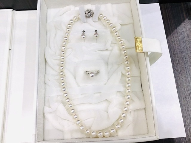 パール3点セットの査定お持ち込み頂きました✨