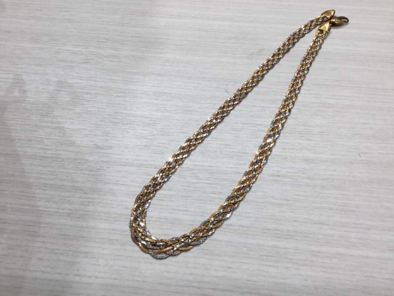 K18ネックレス お買取致しました。