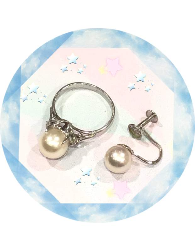 パールのリング、イヤリングお買い取り致しました!!