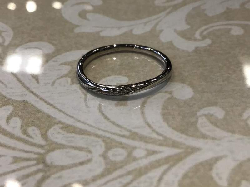ダイヤ付プラチナ指輪お買取りしました。