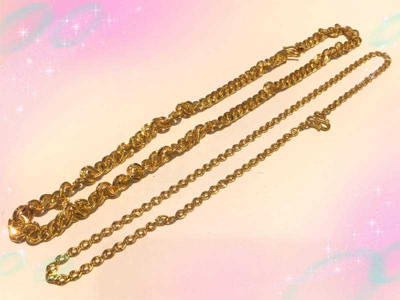 金のネックレスをお買取り致しました!
