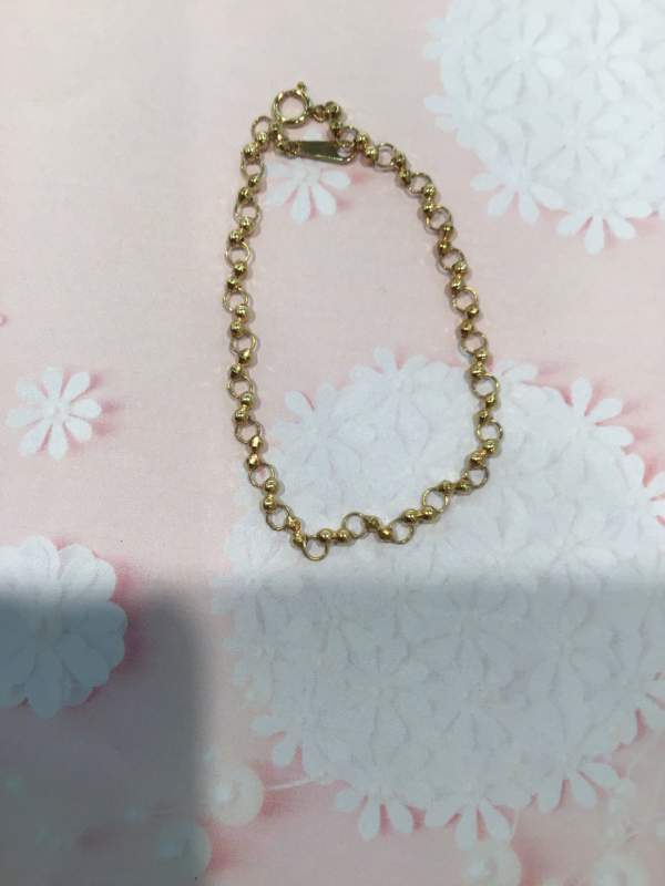 金のブレスレット 買取ました。