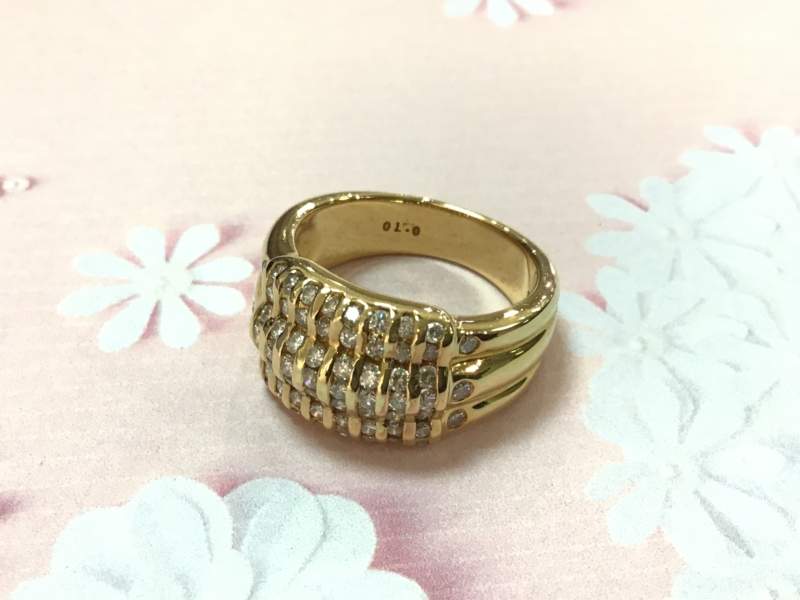 💍K18ダイヤリングをお買取いたしました💝