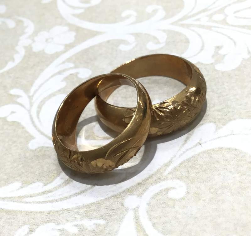 花模様リング💍