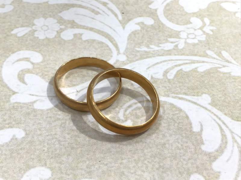 k18甲丸リング💍