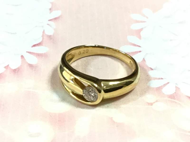 💍K18ダイヤモンドリングをお買取いたしました💕