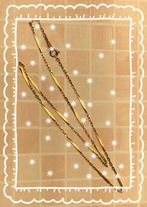 18金のネックレスお買取成立致しました😃😃😃