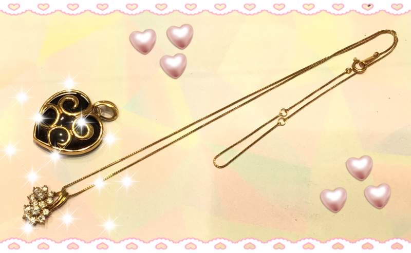 18金のペンダントネックレスお買取です!!
