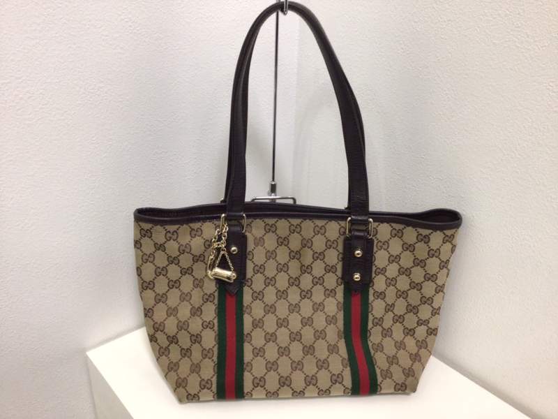 ブランド品 ブランドバッグ GUCCI グッチ GGキャンバス トート