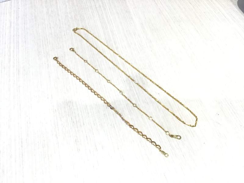 K18ネックレス&ブレスレット買取致しました✨