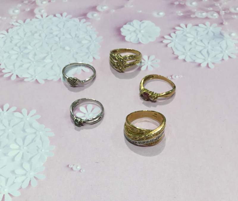 指輪5点 お買取致しました💍💍💍