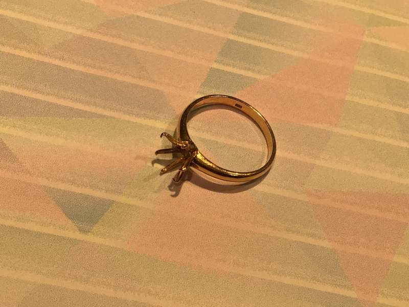 K18石無しリングお買い取り
