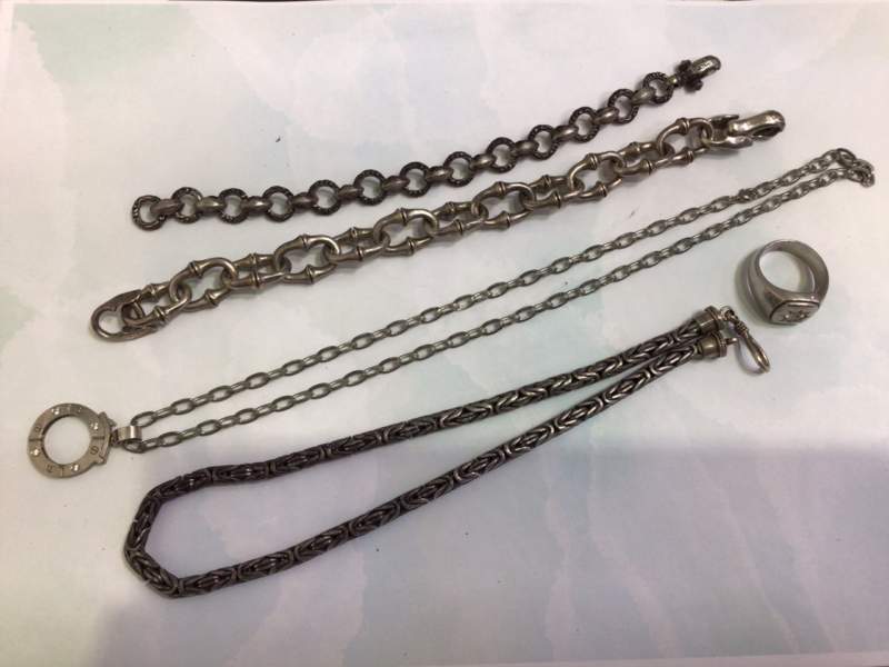 プラチナリング シルバー ネックレス ブレスレット をお買取りしました。