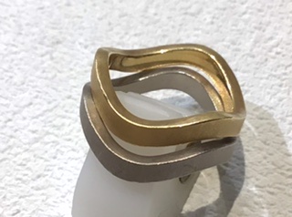 K18 コンビ リング