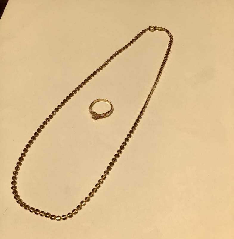 K18 ネックレス リング 買取
