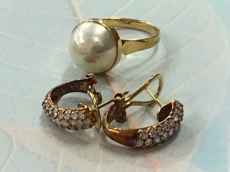 💹K18 リング・ピアス💹
