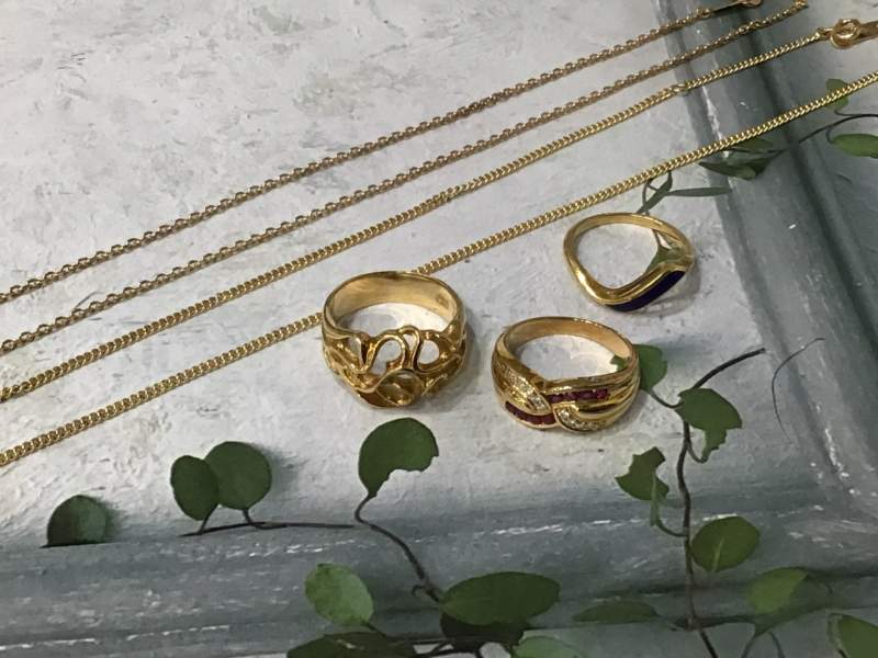 K18 ネックレス 買取。