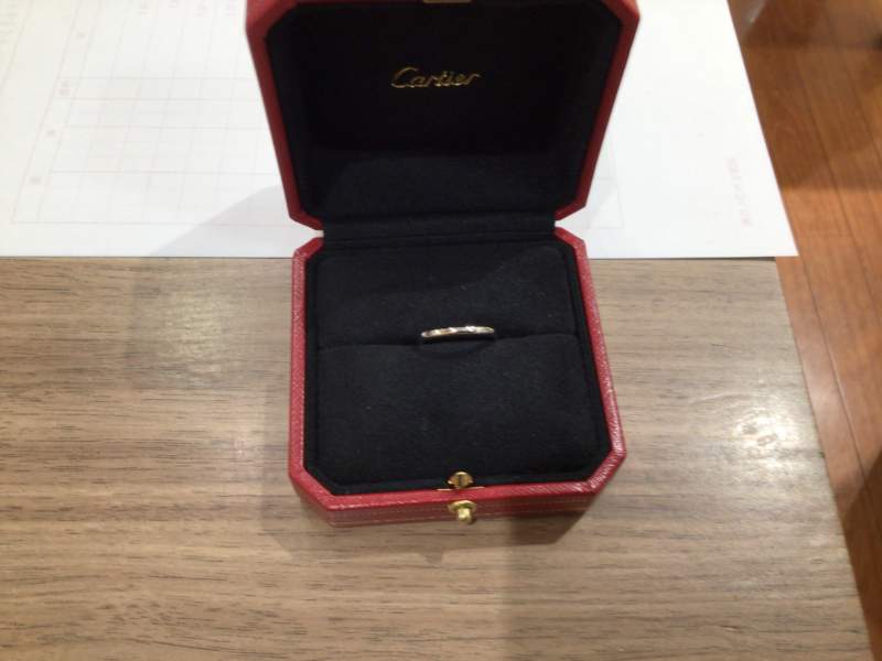 カルティエリング💍お買取致しました。
