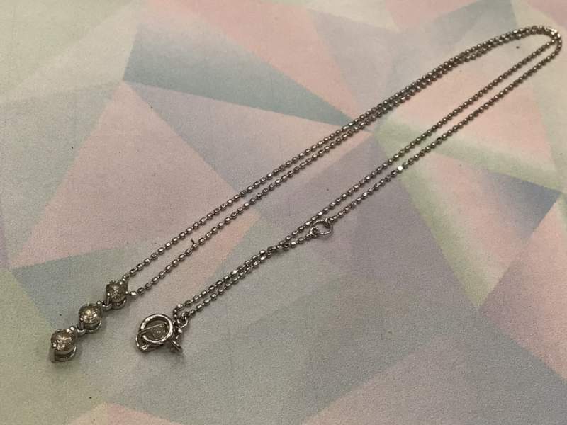 💎プラチナ ダイヤモンドネックレス💎