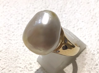 K18 パール リング