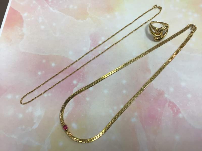K 18 ネックレス リング買取