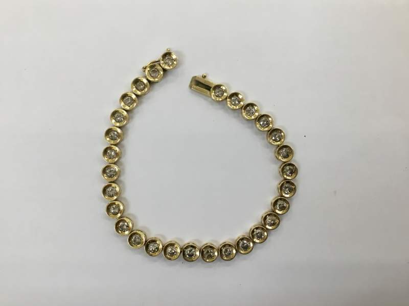 K18ダイヤブレスレット 買取り