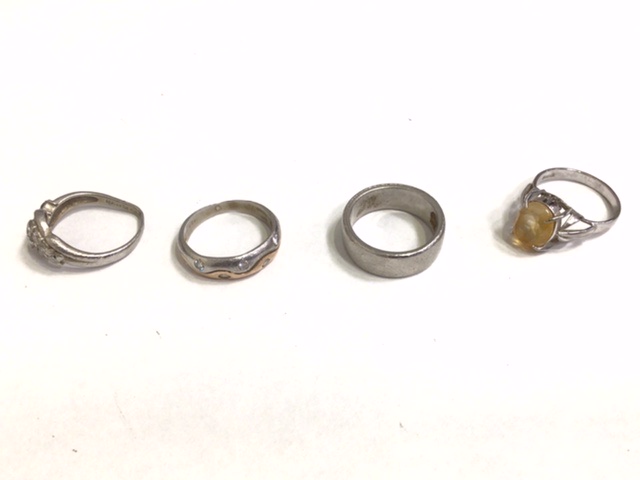 プラチナ金コンビ•銀 リング お買取