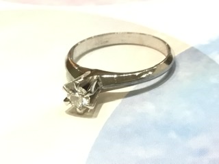ダイヤモンド プラチナ リング をお買取しました。