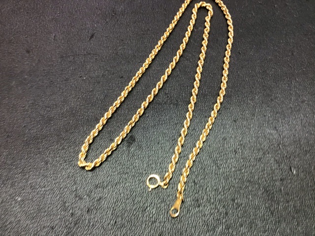 K18 ネックレス お買取しました