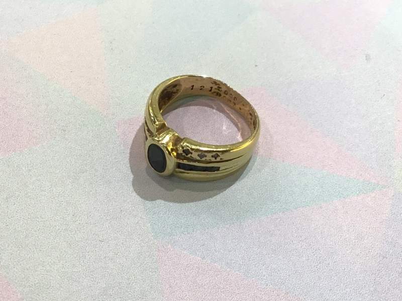 K18 リング 色石付き 買取