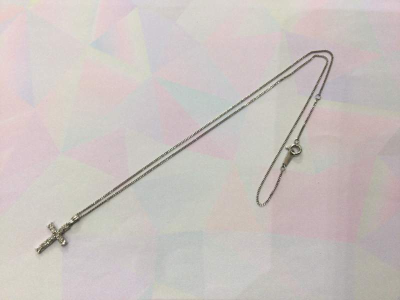 ダイヤモンド PT850 ネックレス をお買取しました。