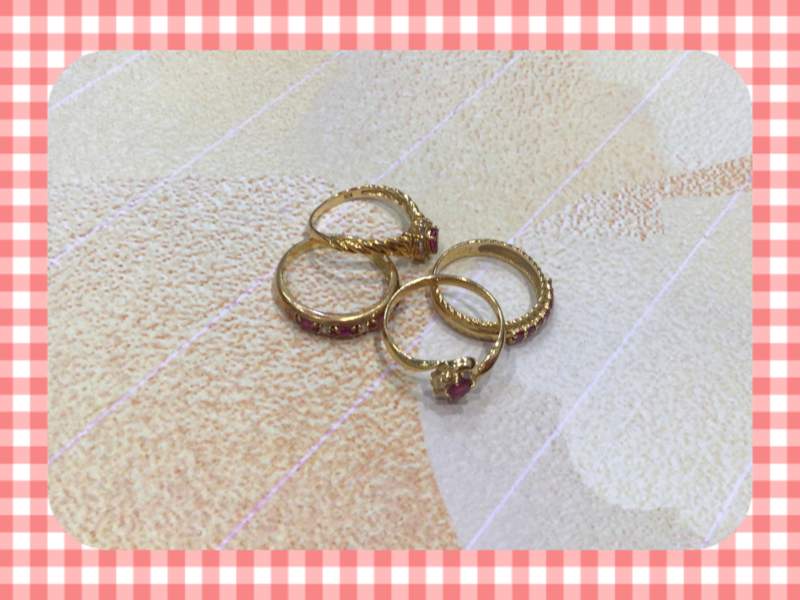 K18 ルビー ダイヤ イエローゴールド リング💍 お買取致しました✨
