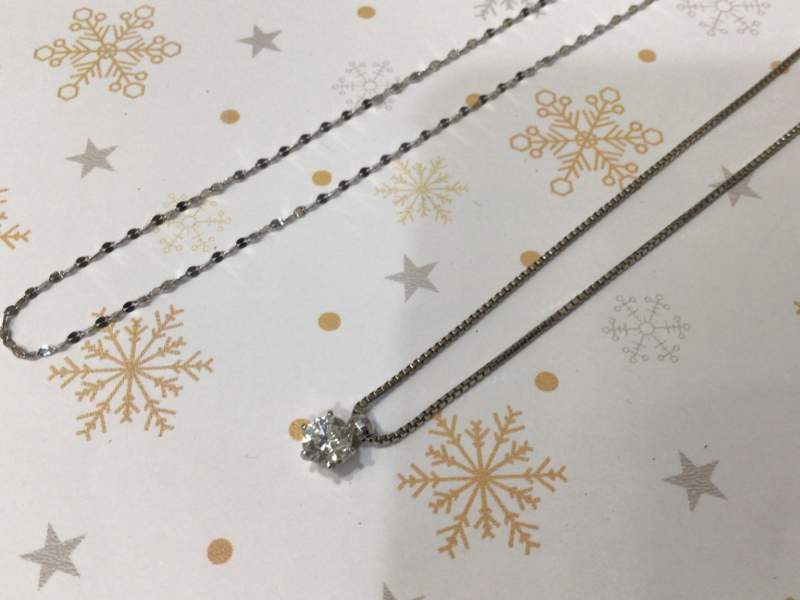 プラチナ　ダイヤモンドネックレス　買い取り