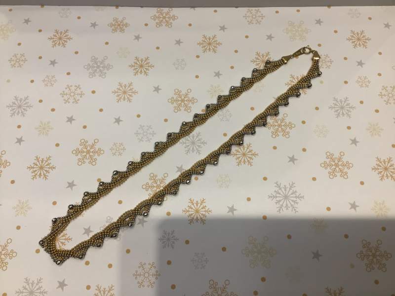 18金 プラチナ850 コンビ ネックレス をお買い取りしました。