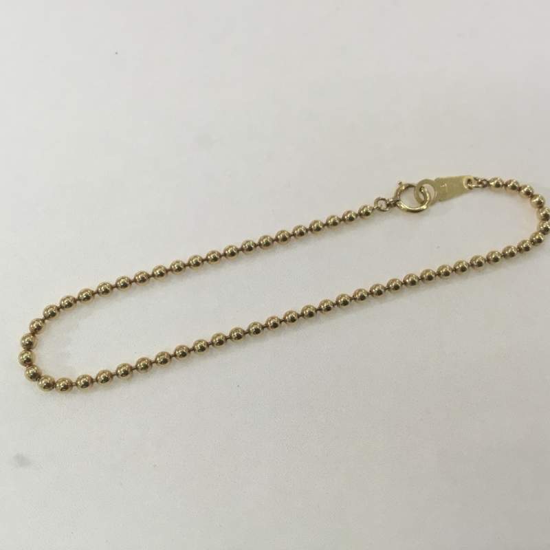 🌸K18 ボールチェーン ブレスレット🌸