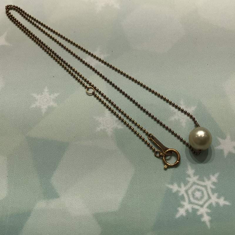 K18 パール プチネックレス お買取りしました。