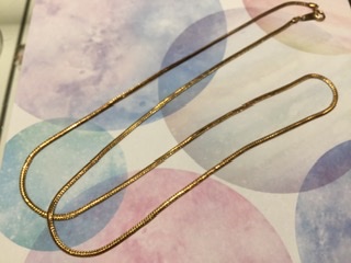 18金 イエローゴールド ネックレス をお買取しました。