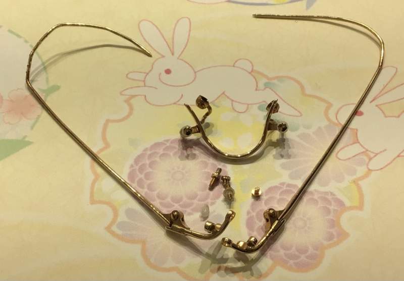 K18 メガネ パーツ お買取り 致しました✨