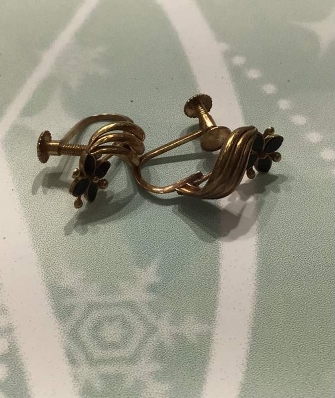 K18 石付き イヤリング お買取り 致しました。