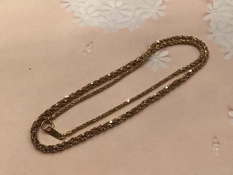 K18 ネックレス をお買取しました。