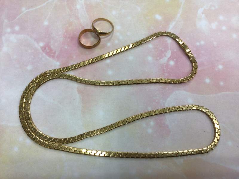 K18ネックレス リング 買取