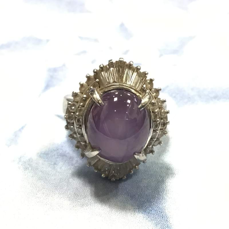 プラチナアメジスト/ダイヤモンドリング買取