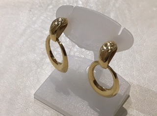 18金 イエローゴールド ピアス をお買取致しました。