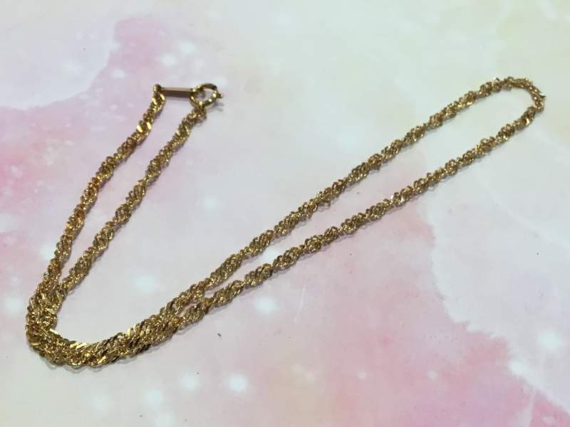 18金 ネックレス お買い取りしました