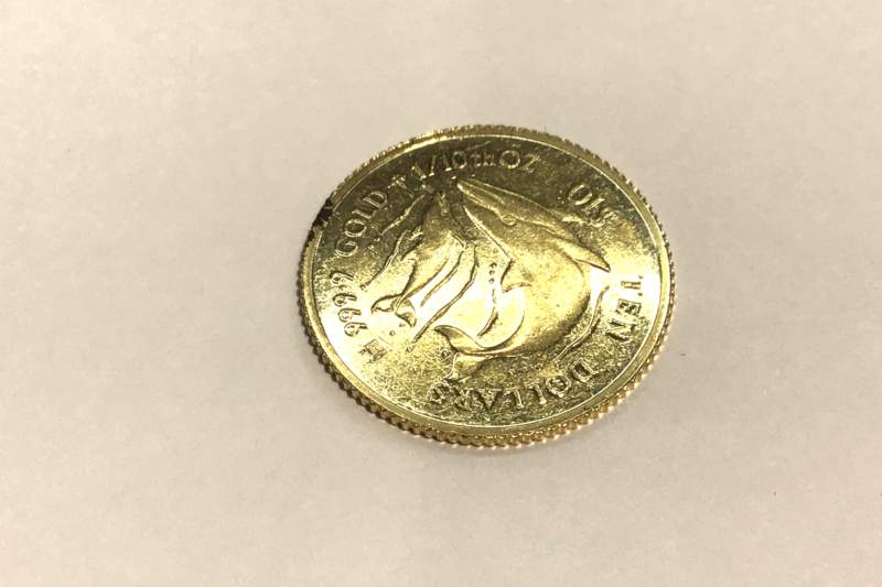 24金 イエローゴルド コインをお買取しました。