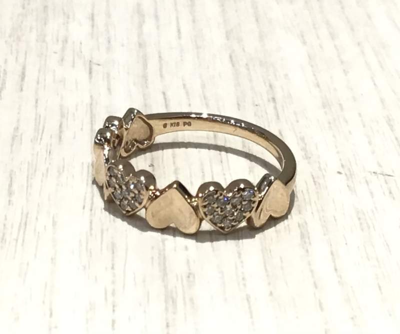 ダイヤモンド 18金 リング をお買取致しました。