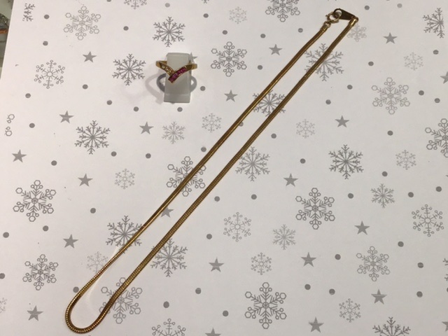 K18ネックレス K18リング をお買取致しました。
