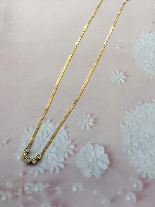 18金ダイヤネックレスをお買取しました✨