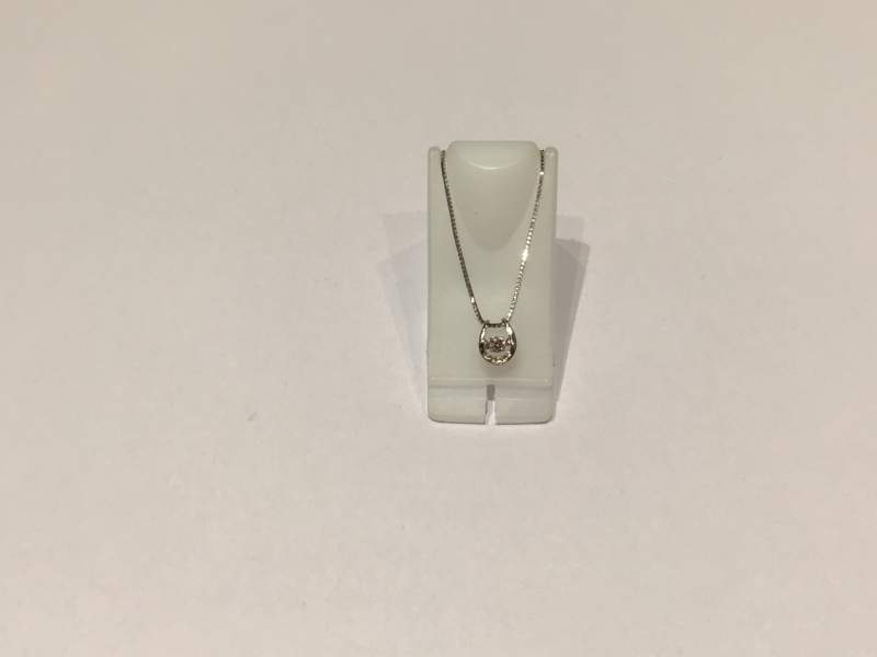 ダイヤモンド 18金 ホワイトゴールド ネックレス お買取しました。